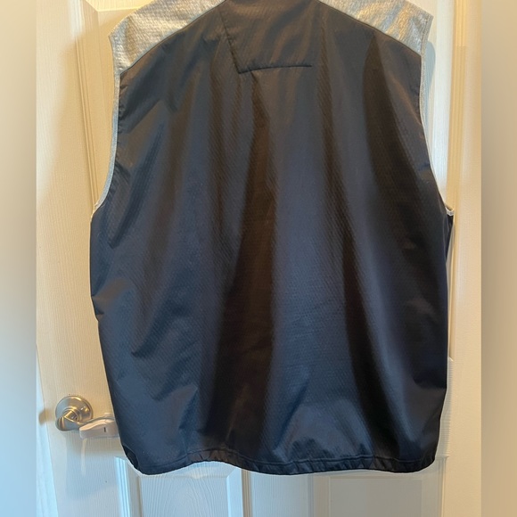 Bandimere Speedway  Antigua Mens Sleeveless Pullover Vest 1/4 Zip Black SizeXL - Picture 2 of 7